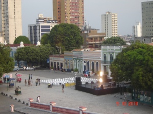 Manaus - Teatro Amazonas - vista da sacada